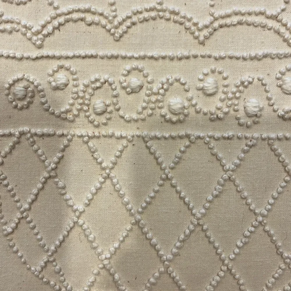 Beautiful vintage French knot pillow. Has been in bag and box so like new!